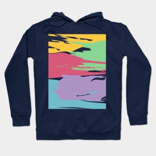 Colorful Paint Strokes Hoodie